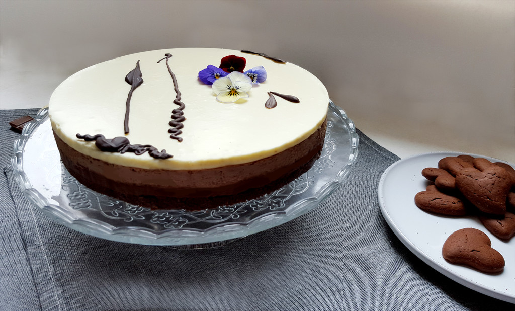 Cheesecake triplo cioccolato