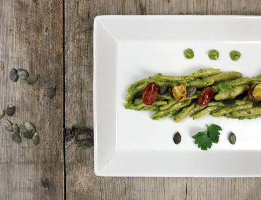 Pesto di prezzemolo e semi di zucca