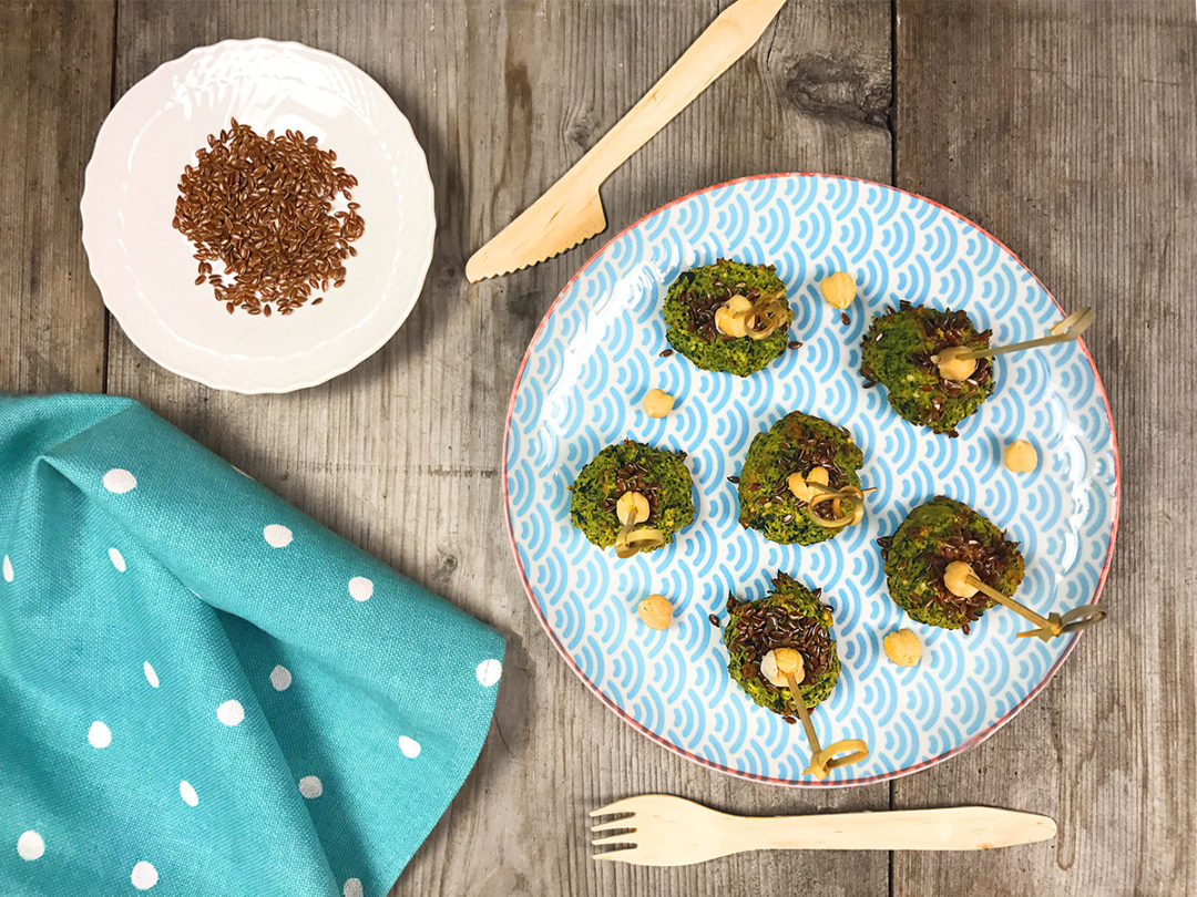 Polpette di spinaci e ceci