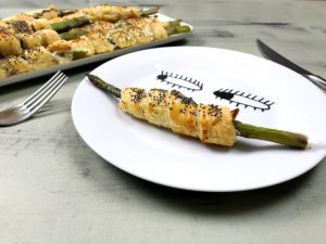 Asparagi avvolti in sfoglia