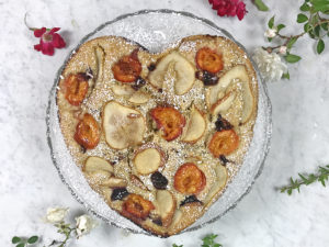 Torta grano saraceno e frutta senza burro