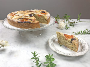 Torta grano saraceno e frutta senza burro