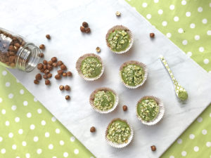 Muffin al tè macha_unpizzicodiviola