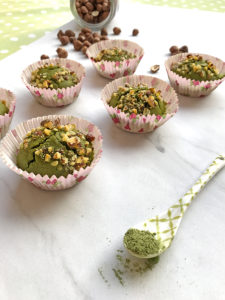 Muffin al tè macha_unpizzicodiviol